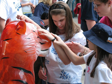 Shelby Craig at Comerica Park